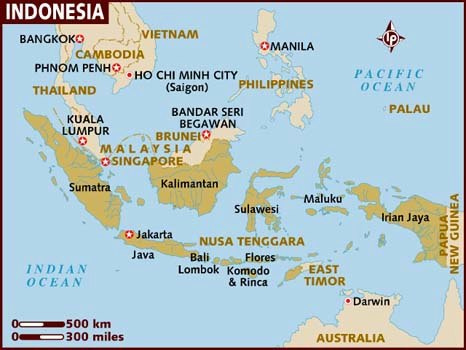 Negara negara yang berbatasan dengan indonesia